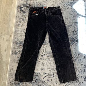 Men’s Empyre Relaxed Fit Black Corduroy Pants
